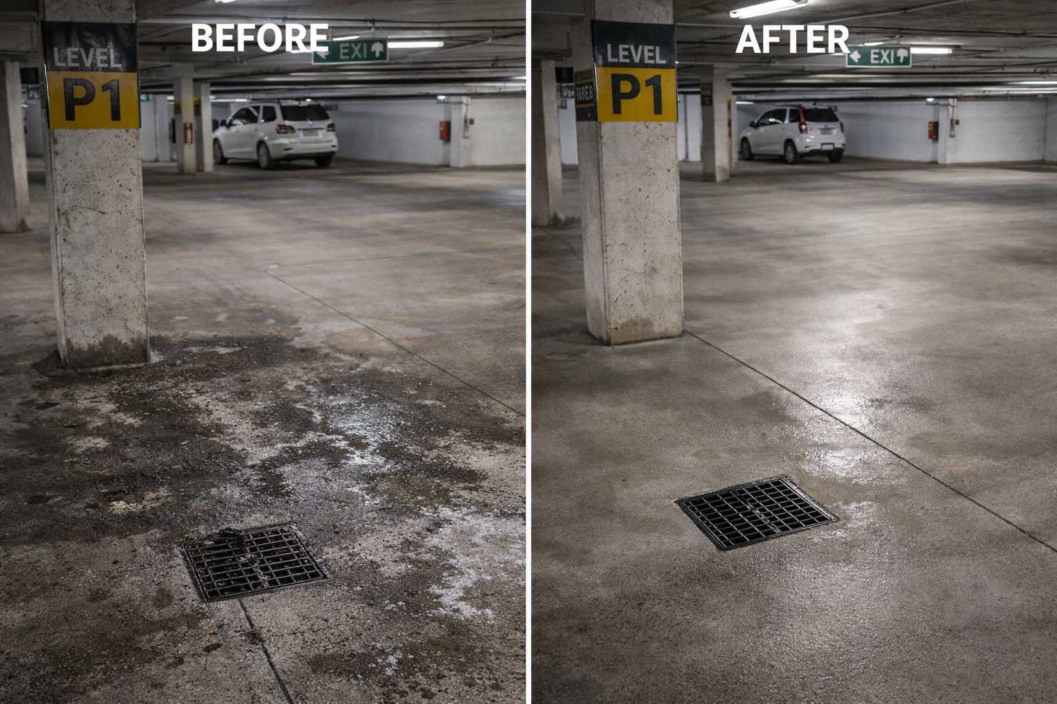 Garage & Parking Cleaning